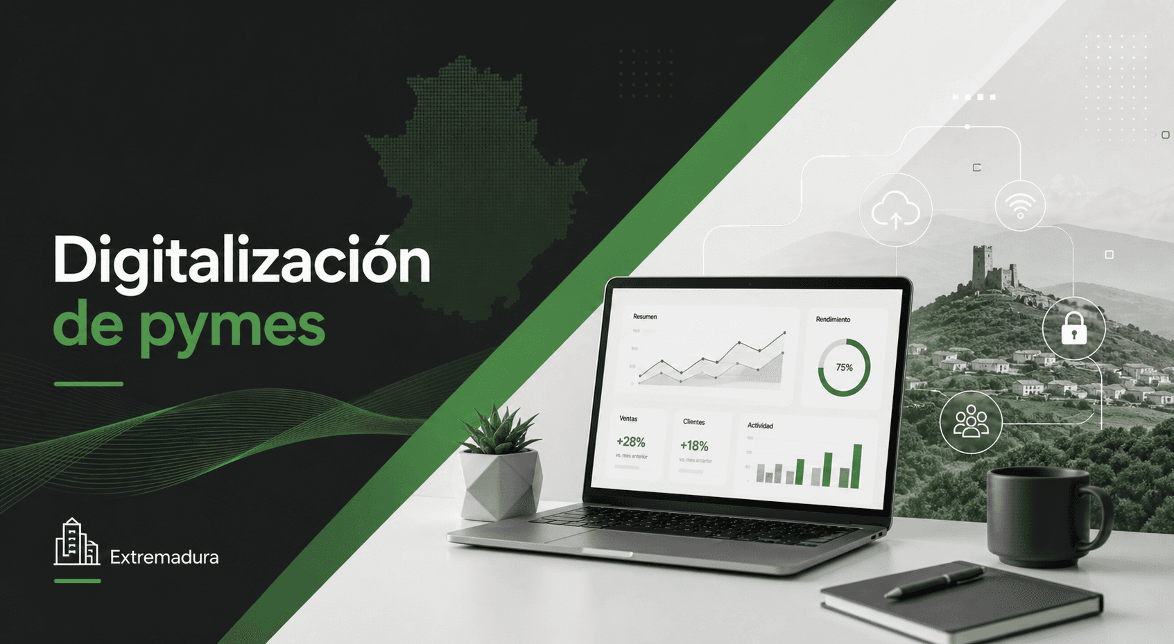 Subvenciones 2026 para la digitalización de pymes en Extremadura